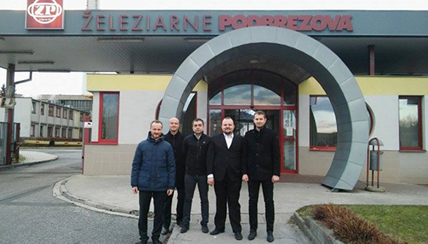 Zľava:Tomasz Tokarski, Slawomir Parzych, Martin Ridzoň, Rafal Dziurka,  Krzysztof Wieczerzak