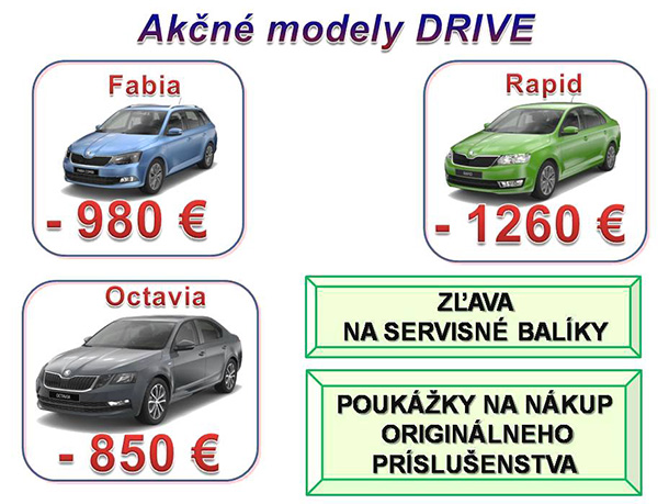 Akčné modely DRIVE