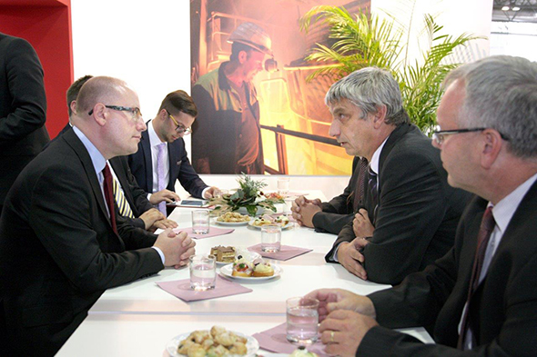 Rokovanie s premiérom vlády Českej republiky Bohuslavom Sobotkom